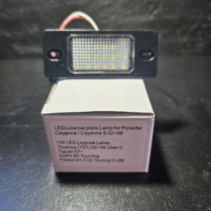 Nummerplade lys Porsche PZD0032