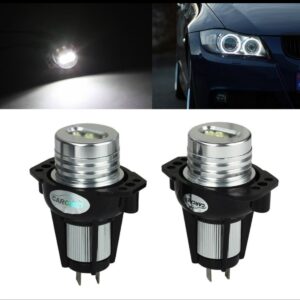 BMW E90 - E91. LED Pærer til originale Angel Eyes lygter. Farve: Hvidt 6000K