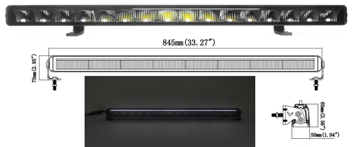 Scan Lumen Alaska 27" Led Bar