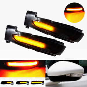 Peugeot 508 Citroen DS5 C4 Spejlblinklys Dynamisk Sort