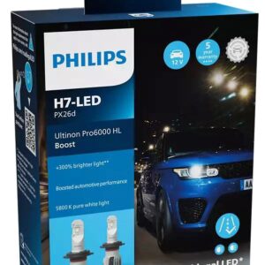Philips Ultinon Pro6000 Boost H7 LED - ECE godkendt SÆT 2 STK
