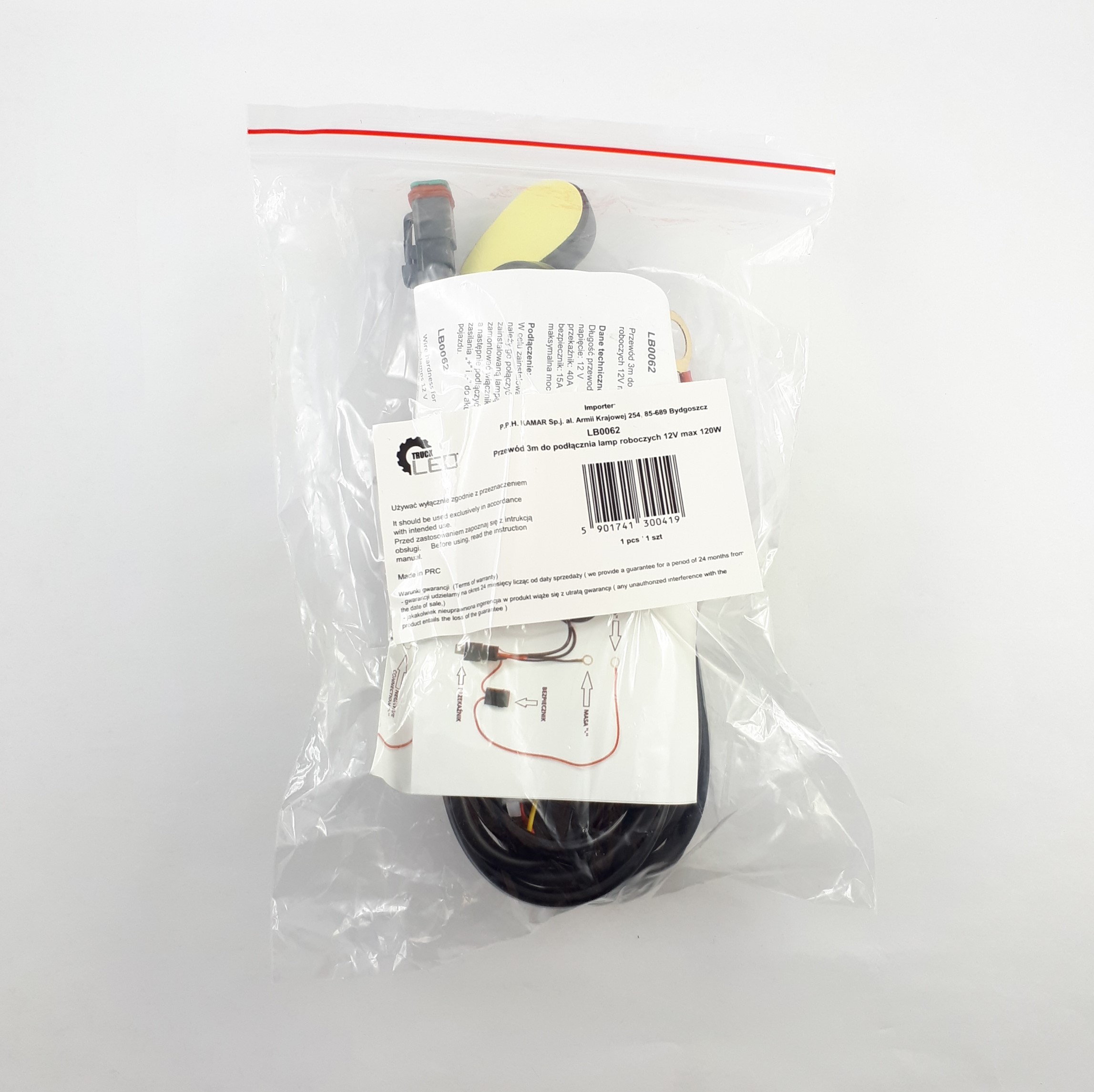 kabel kabelsæt til Arbejdslyss 3 m 12 V 1 - Billede 9