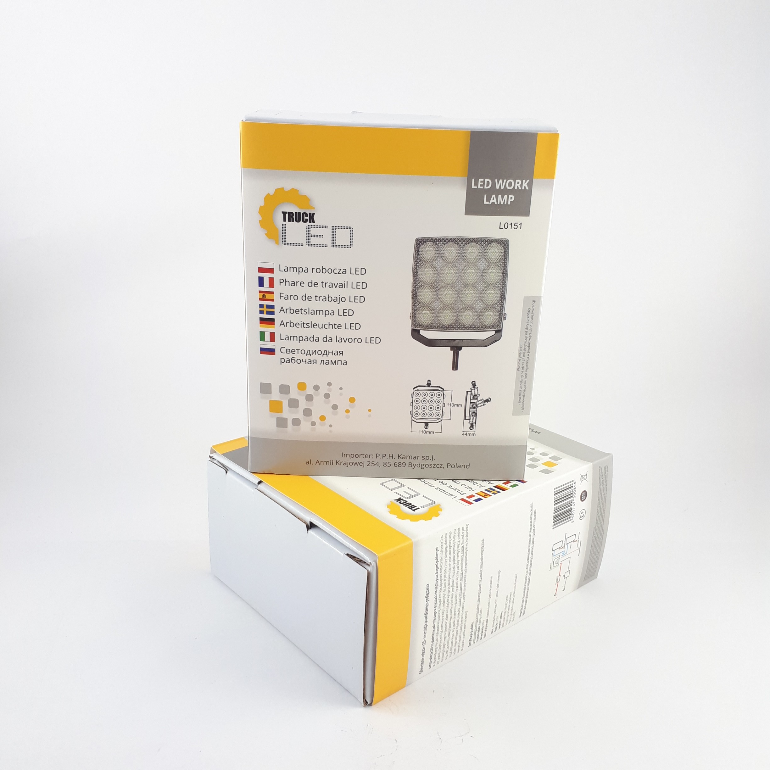 LED-arbejdslys 16x LED 48 W combo - Billede 8