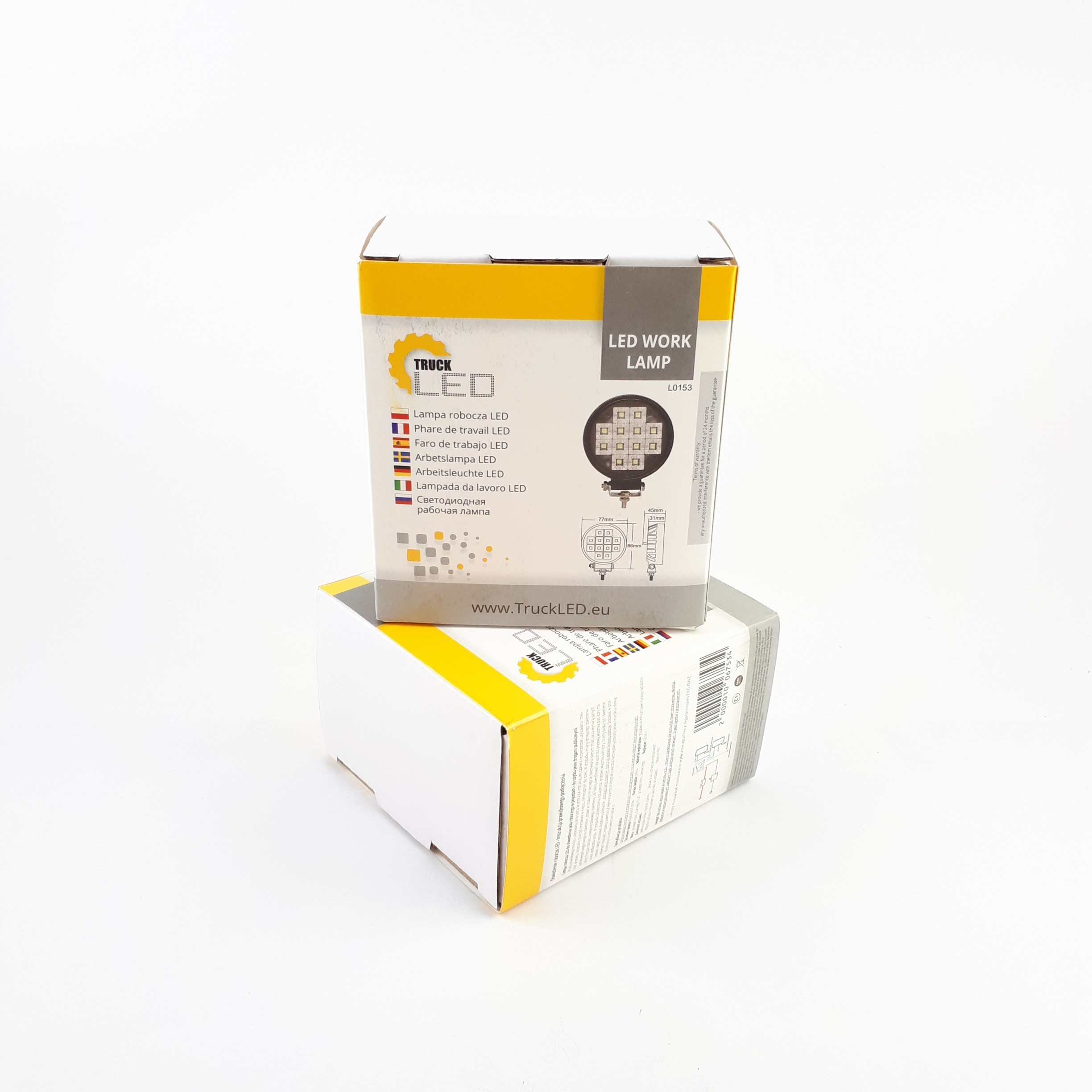 LED-arbejdslys 12x LED rund med kontakt - Billede 8
