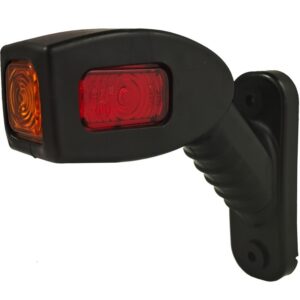 Sidemarkeringslygte KMR8 LED 135 mm 12/24 V venstre