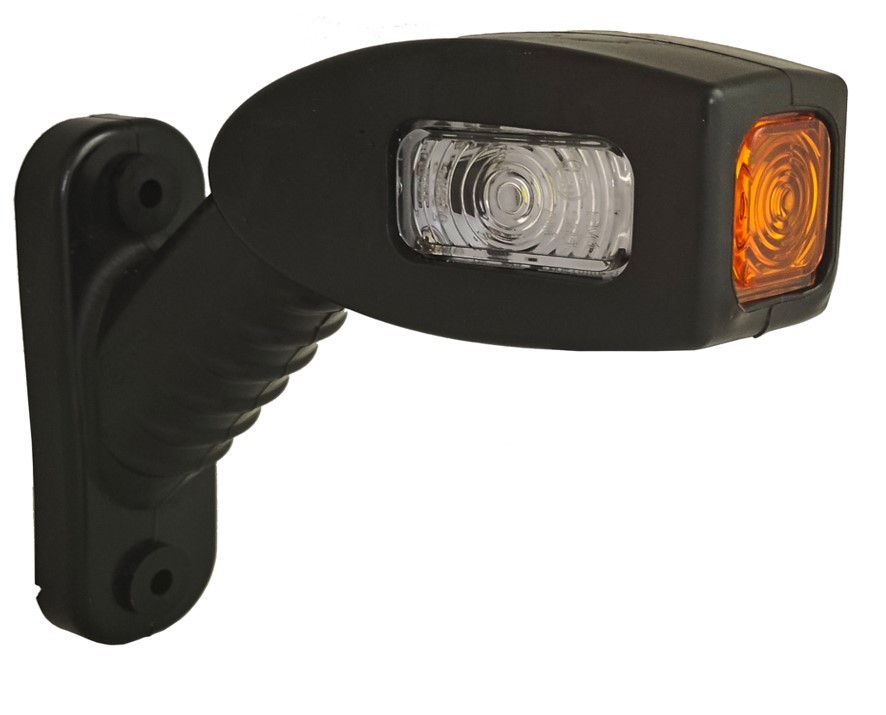Sidemarkeringslygte KMR8 LED 135 mm 12/24 V venstre