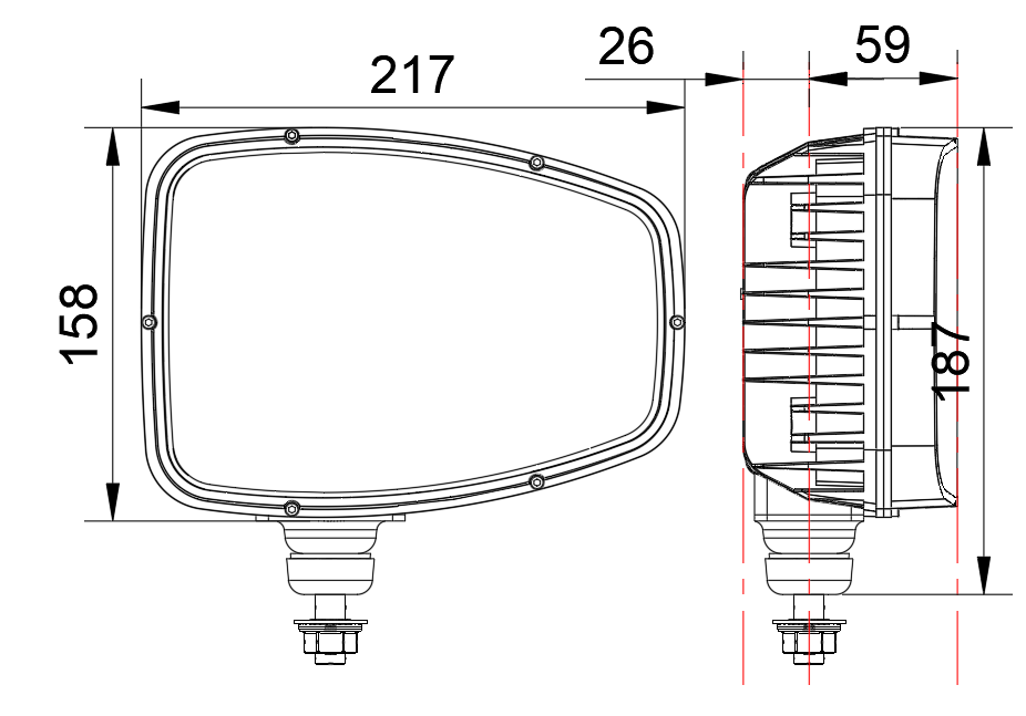 Fjernlys LED R148 R149 venstre - Billede 11
