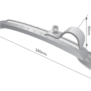 galvaniseret mudguard holder fi42