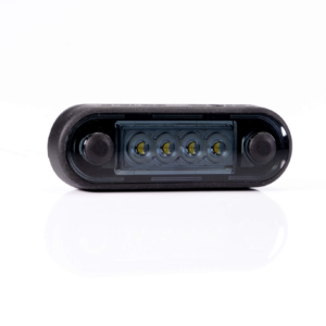 Markeringslygte LED 12-36 V, hvid, DARK version, lo