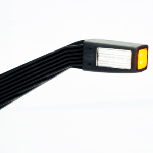 3-funktionel LED Sidemarkeringslygte, venstre, lang, skrå