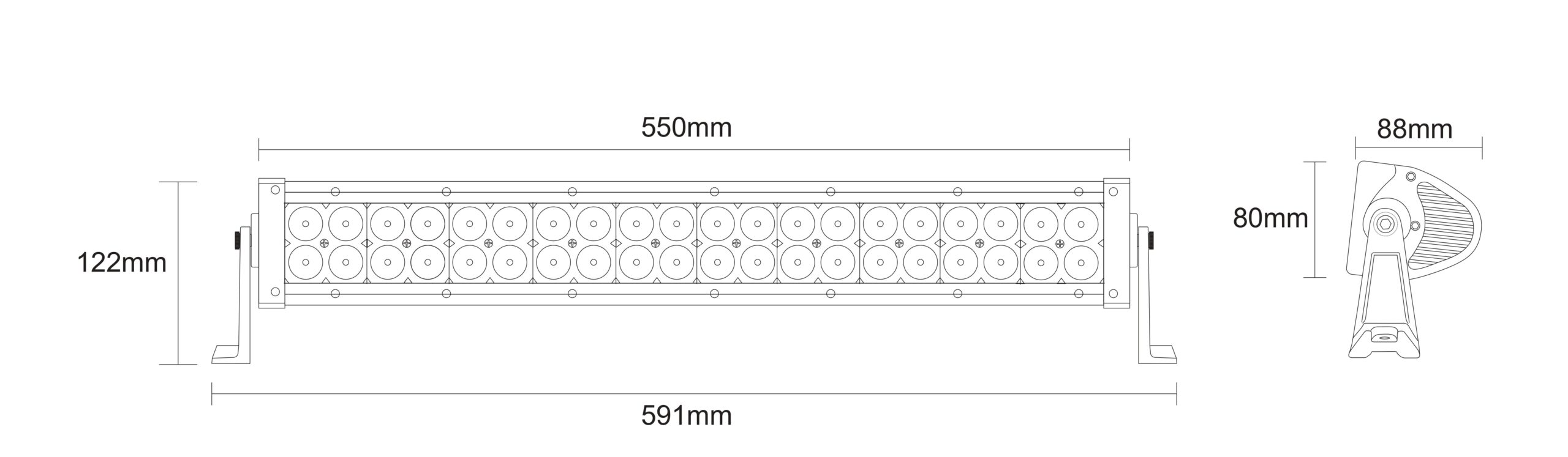 LED-panel 40 × LED buet KMR2 - Billede 4