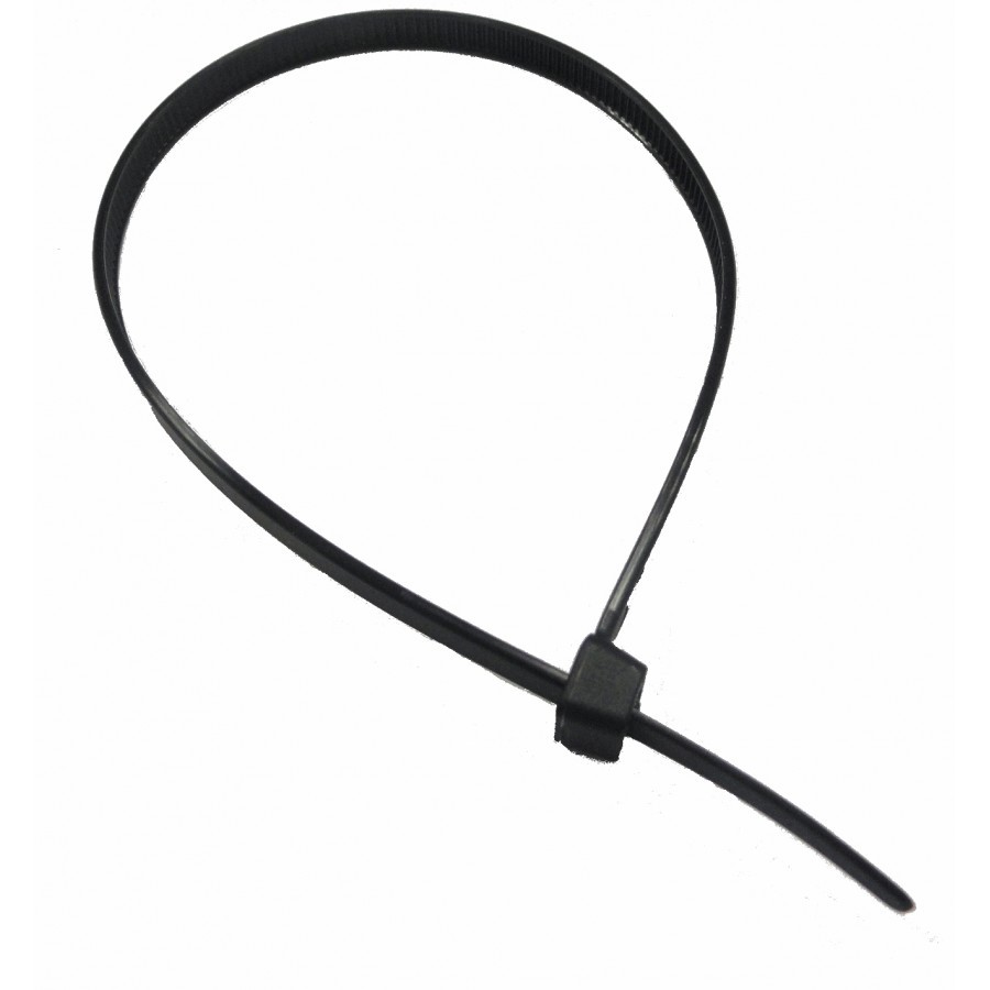 Kabelbindere sort 4.8 × 250 mm (100 stk.)