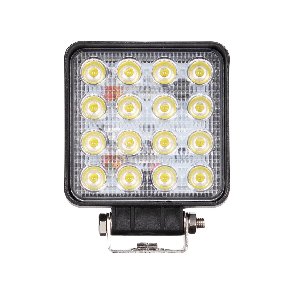 LED-arbejdslys 16x LED firkantet