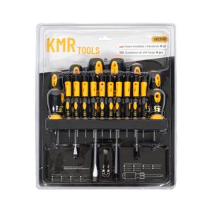 Screwdrivers sæt med beslag 18 stk.