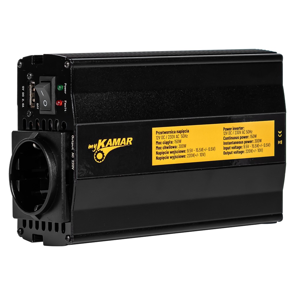 Spændingsomformer 12/230 V (150/300 W)