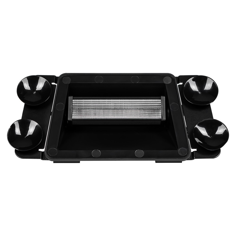 Strobelygte LED med sugekopper 252x116x76 blå