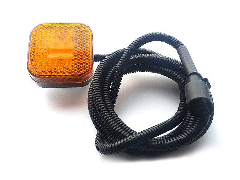 Sidemarkeringslygte LED MN med kabel (hanstik)