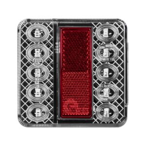 Baglygte hvid 12 V 14x LED