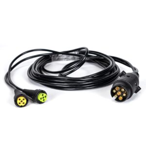 Bajonetkabel 2x5 - stik 7-polet 3,5 m