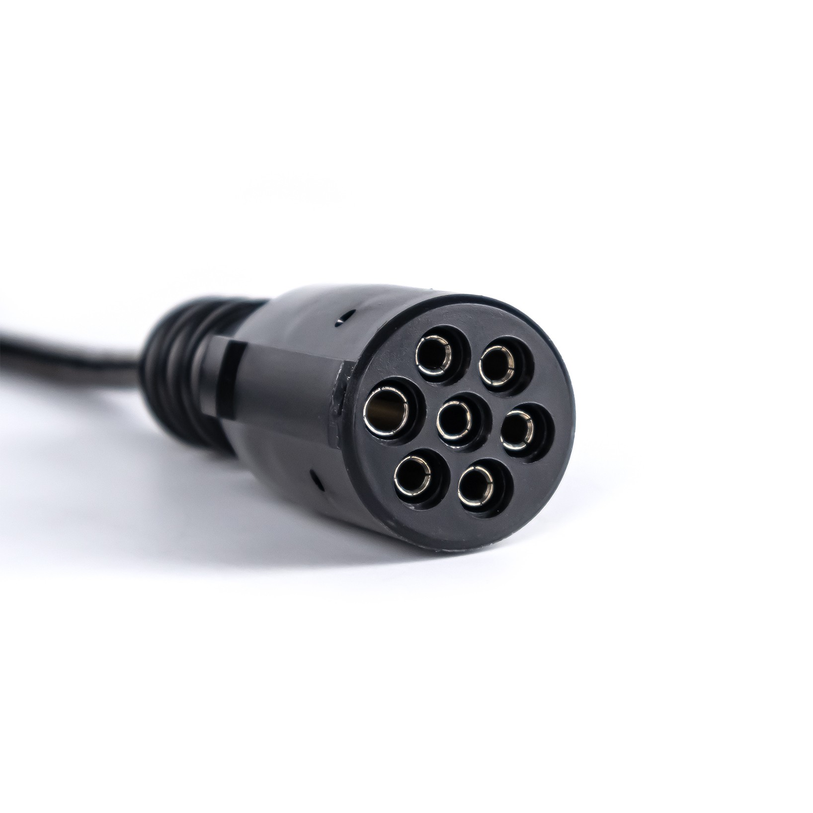 Elektrisk spiralkabel HYFLEX med N stik, 3,8 m - Billede 3
