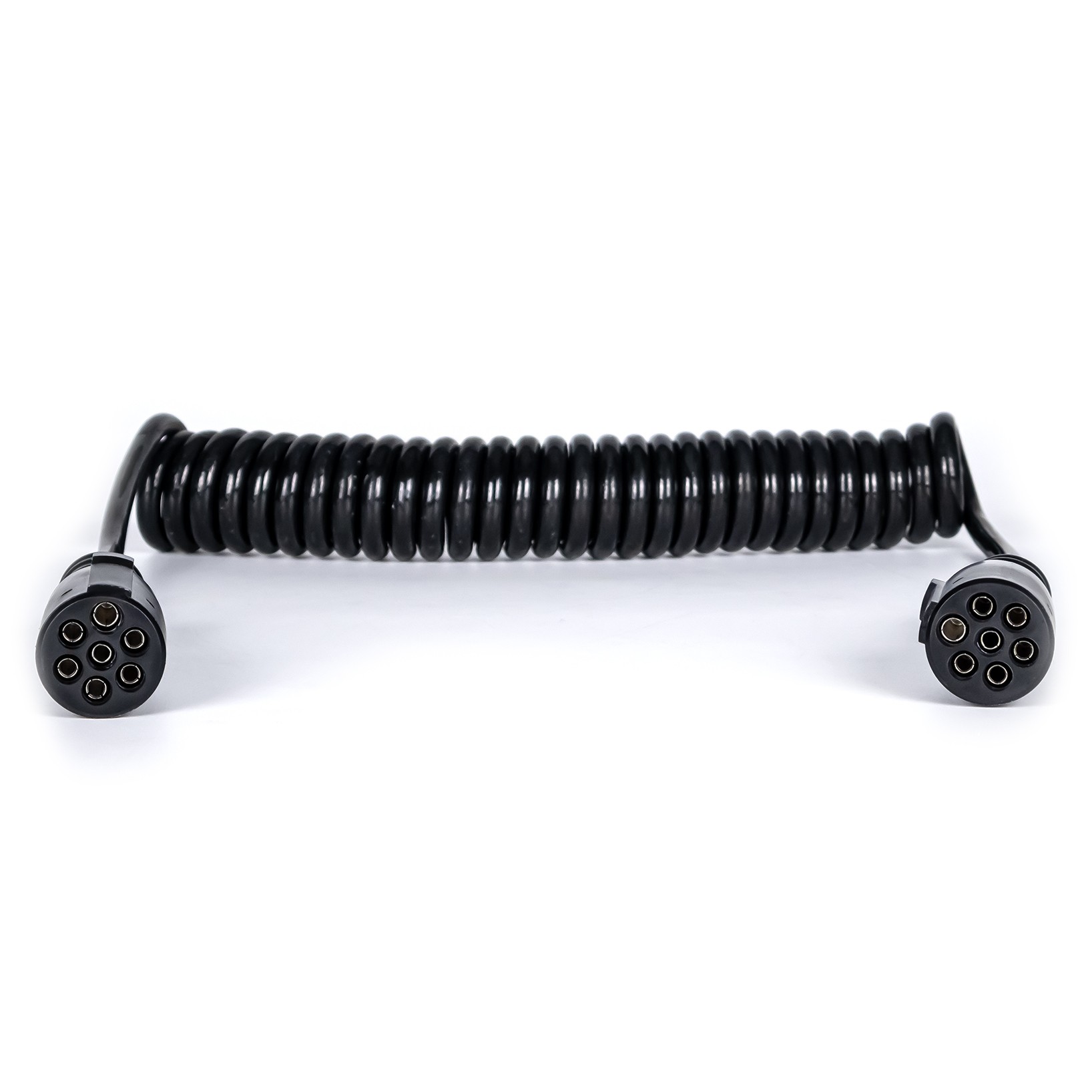 Elektrisk spiralkabel HYFLEX med N stik, 3,8 m