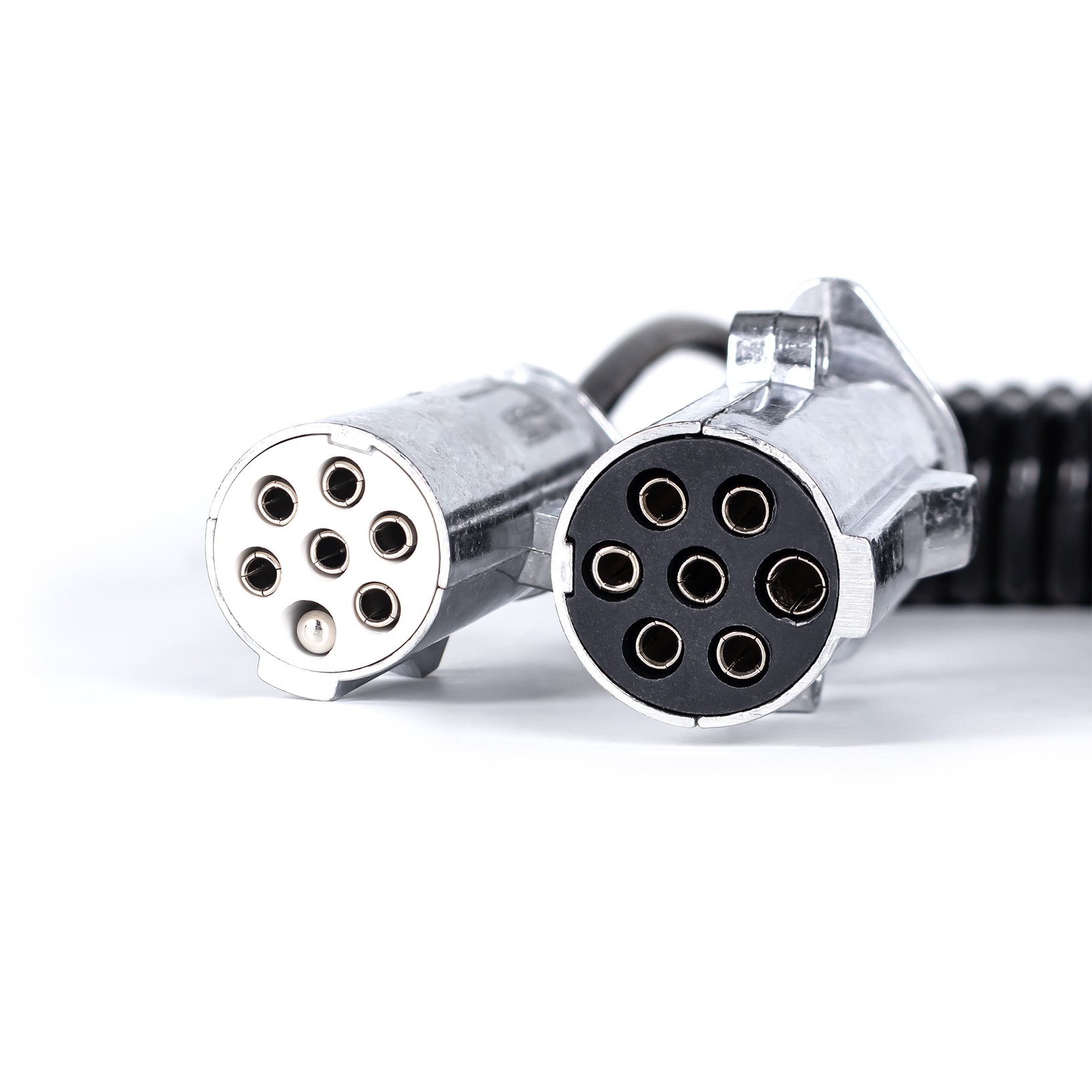 Adapterspiralkabel lang 15/7 3,8 m