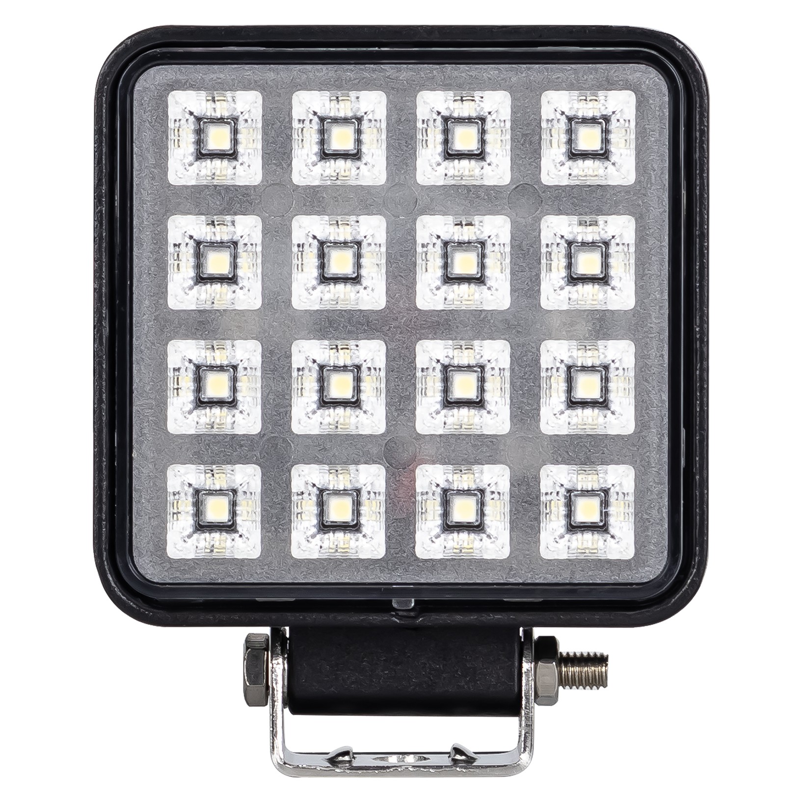 LED-arbejdslys 16x LED firkantet med kontakt