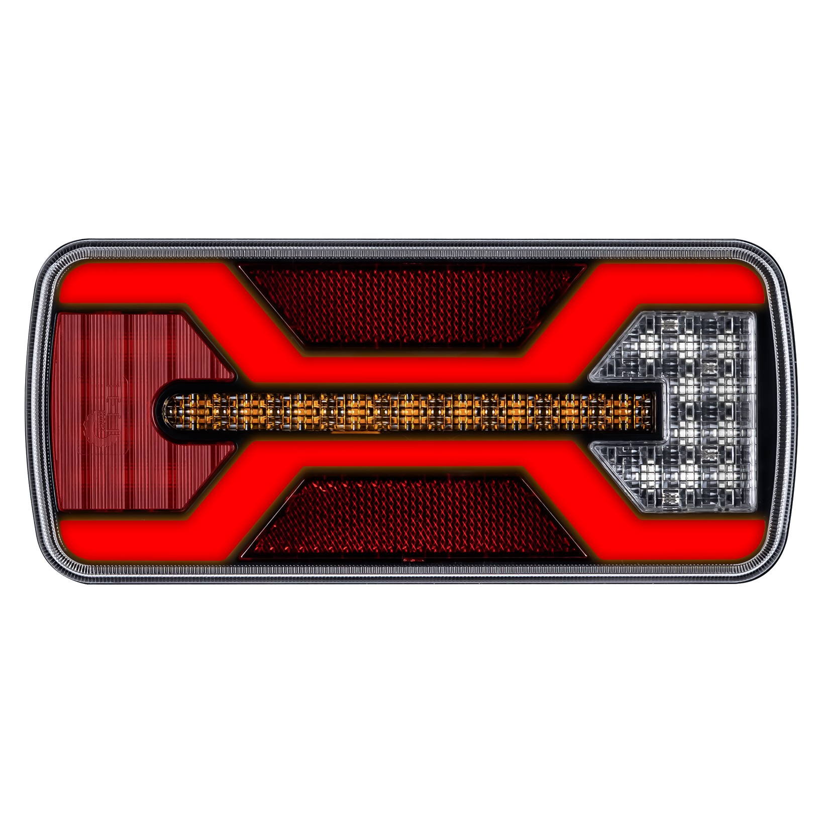 Baglygte LED X-SPIDER #1 tåge nummerplade