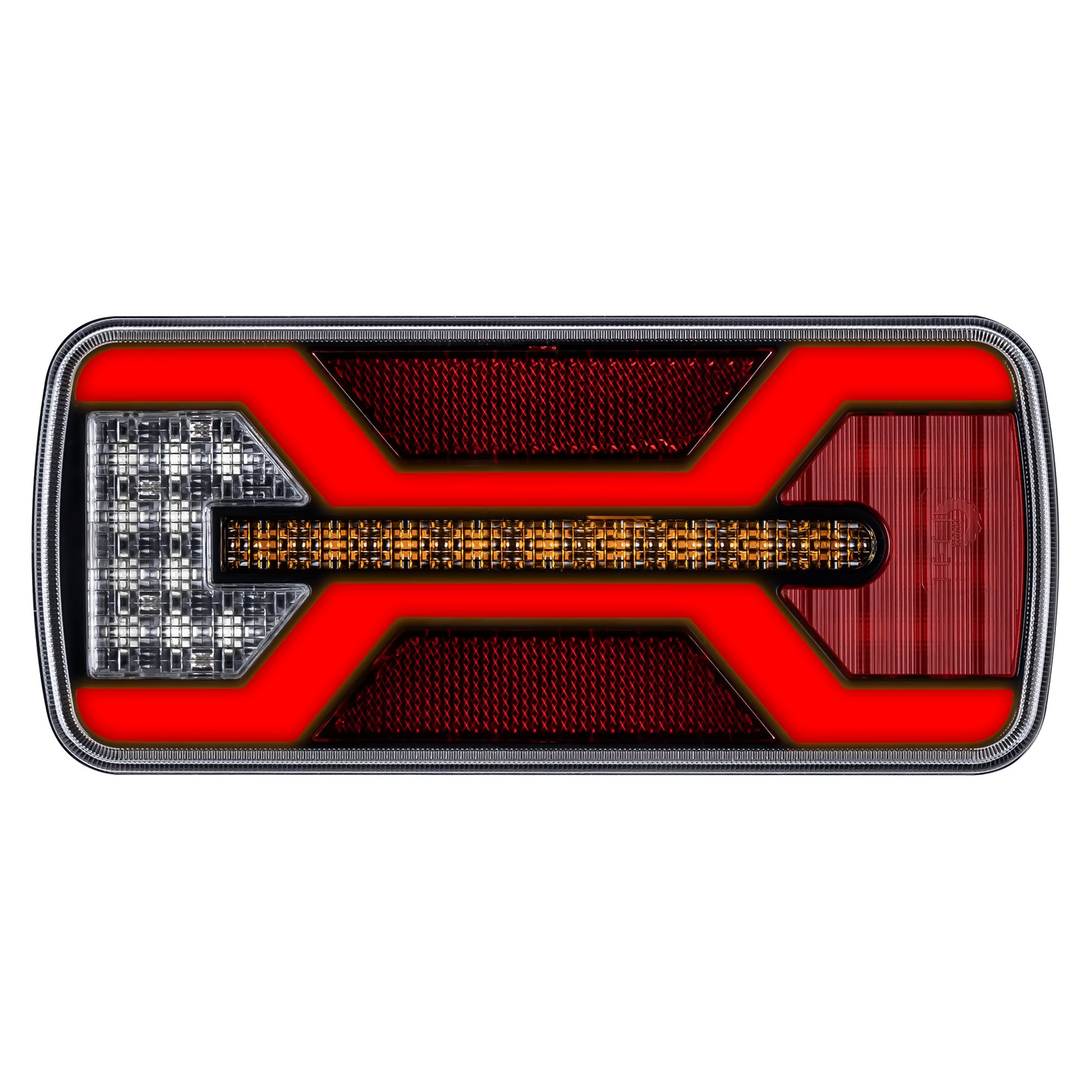Baglygte LED X-SPIDER #1 bak nummerplade bajonet