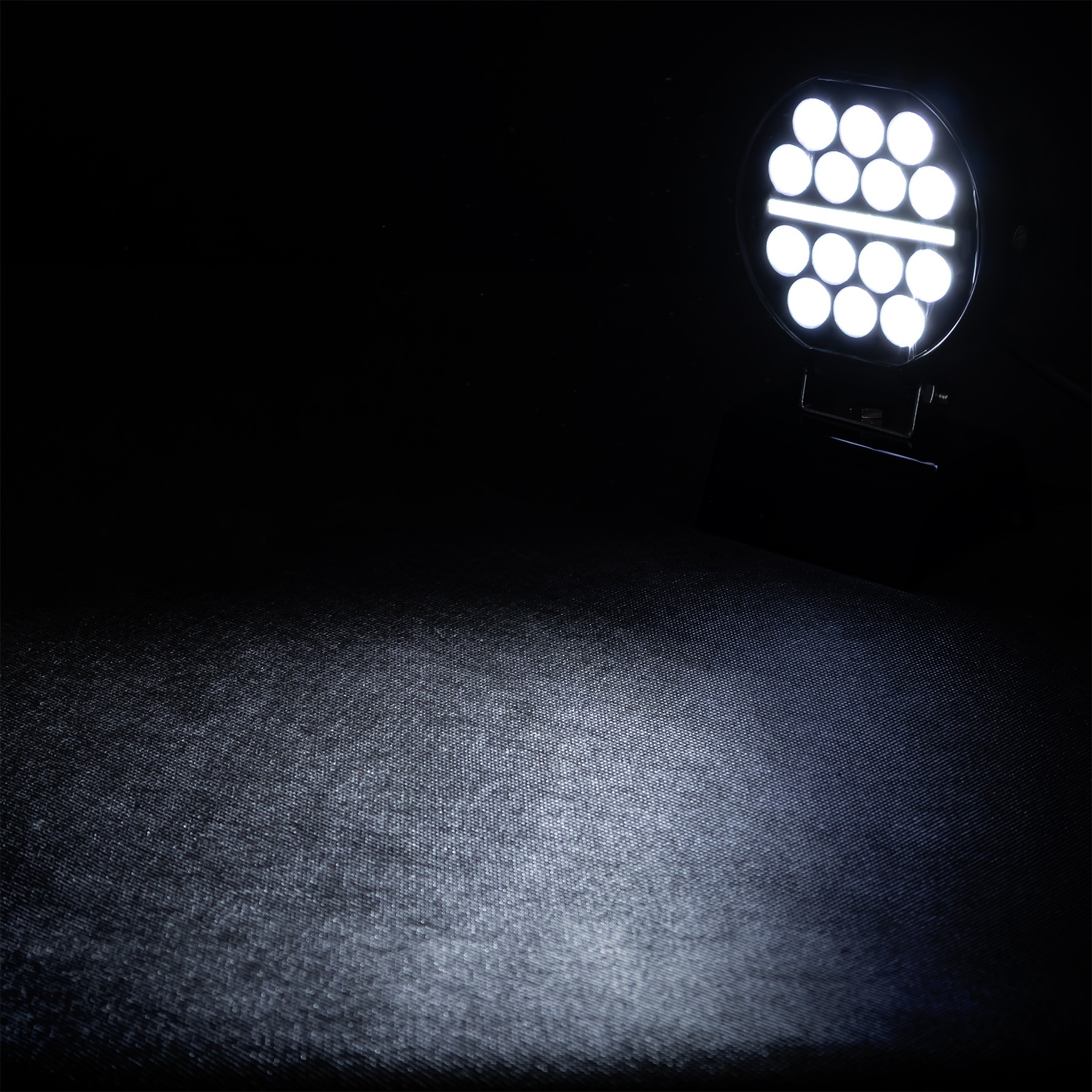 Arbejdslys rund 14xLED + LED-stribe
