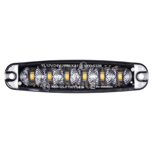 LED-strobelys 6x LED slim