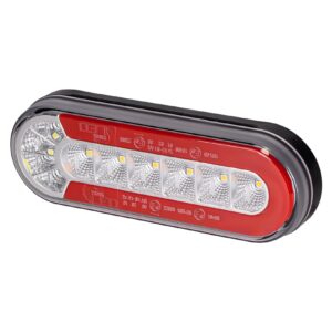 Baglygte led TL lille oval 12/24 V