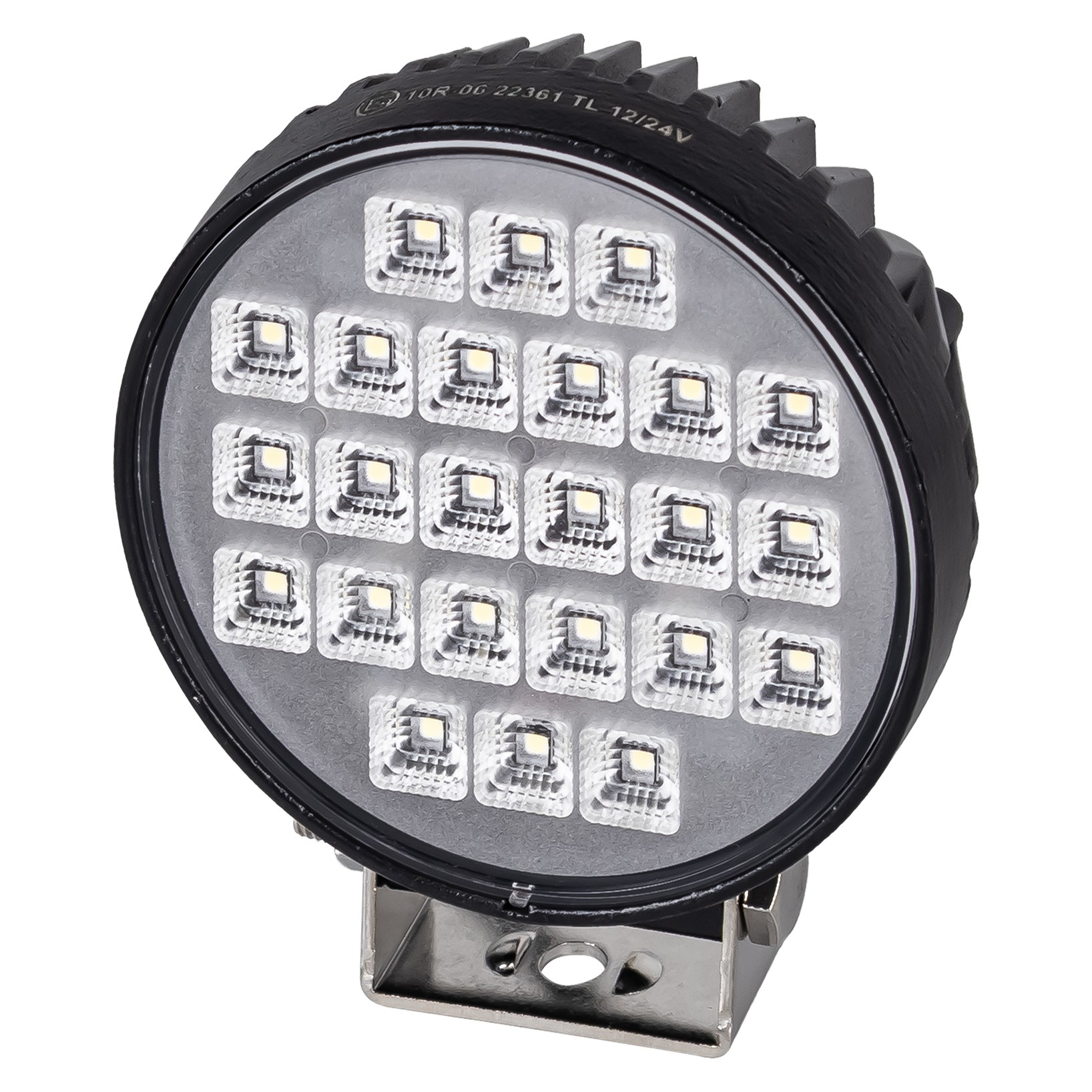 LED-arbejdslys 24x LED rund med kontakt - Billede 4