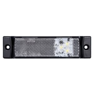 Sidemarkeringslygte LD127 hvid