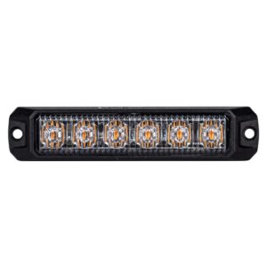 LED Strobelygte 7 W gul R10 R65