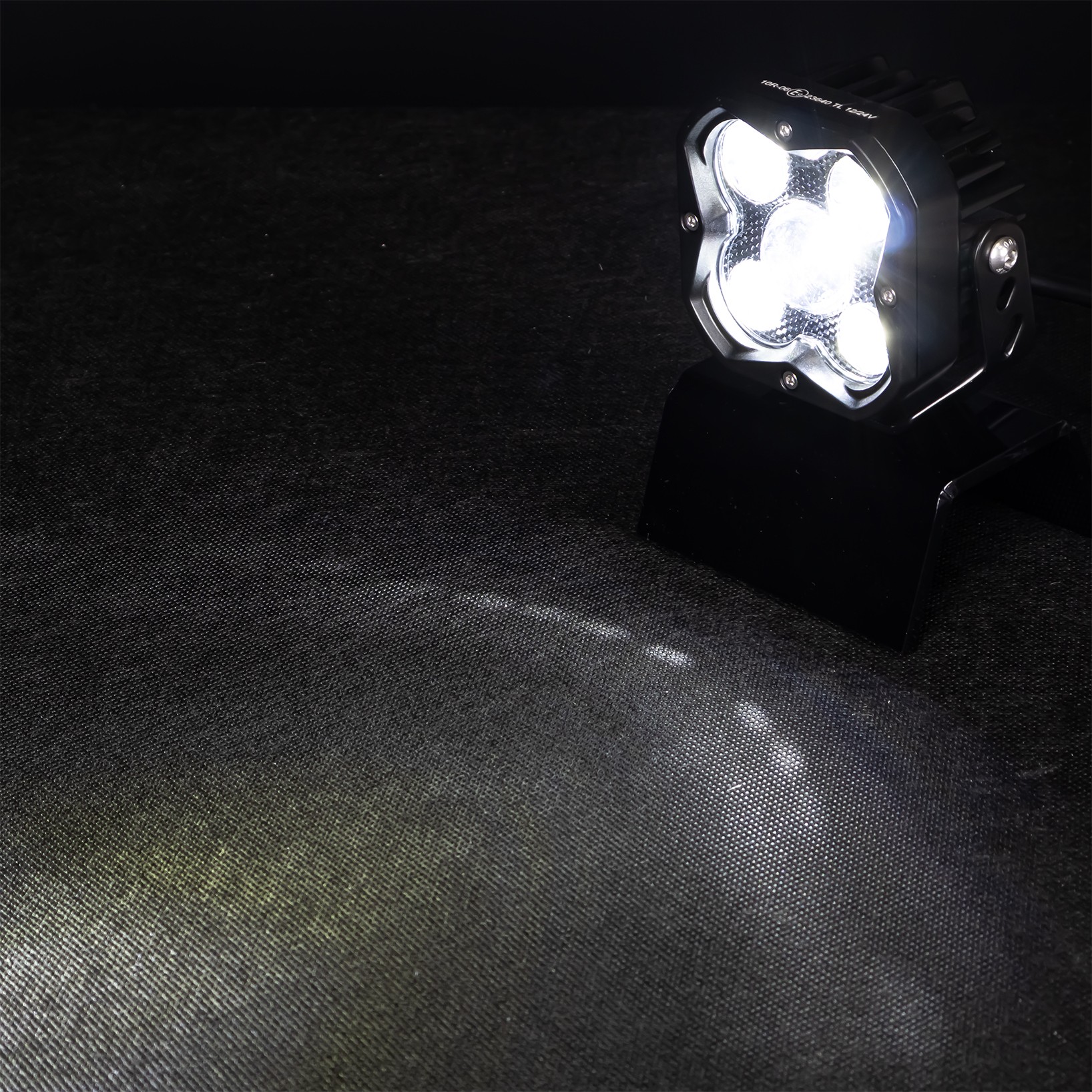 Arbejdslys 4xLED + 1 LED convex Lygteglas