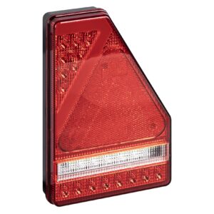 Baglygte LED 5-fun. trekant højre