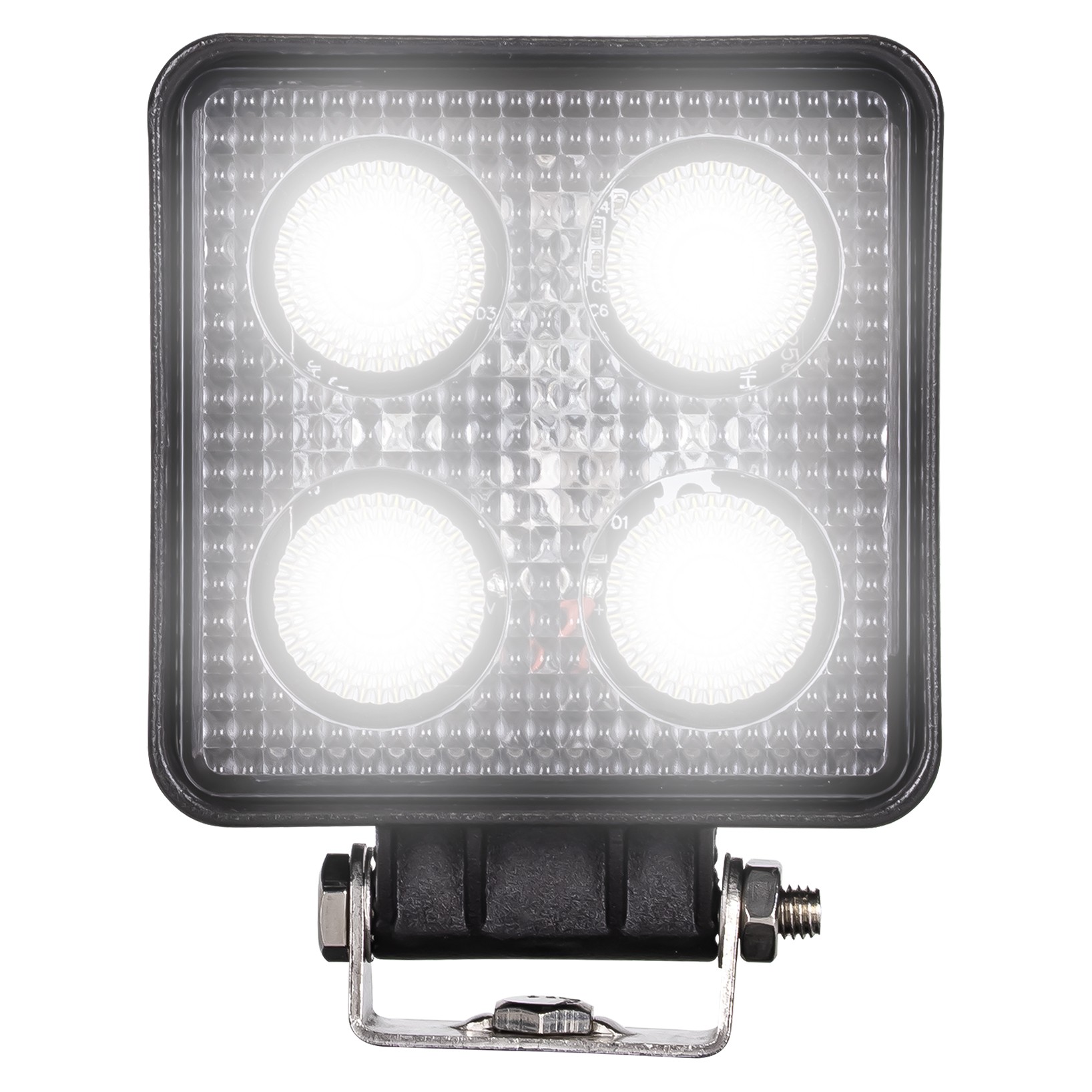 LED-arbejdslys LED 4x firkantet