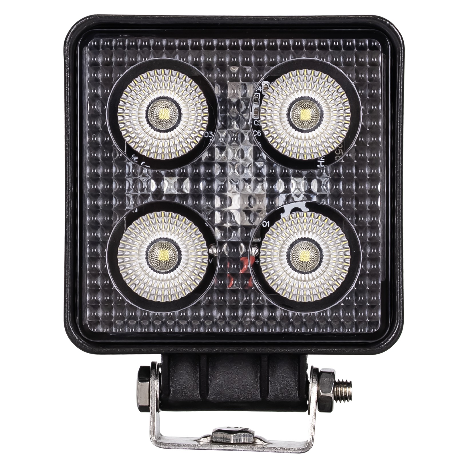 LED-arbejdslys LED 4x firkantet - Billede 3