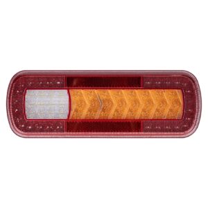 LED Baglygte med dynamisk blinklys 12/24 V