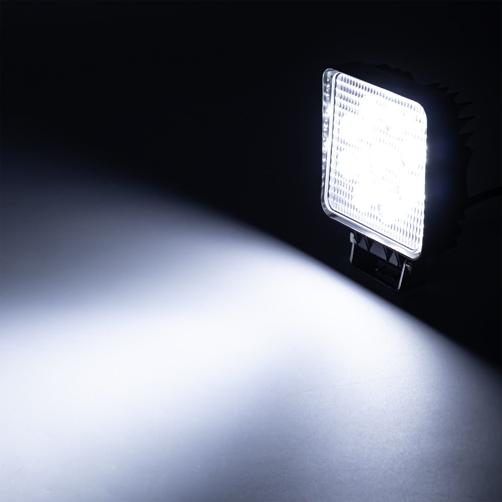 LED-arbejdslys LED 9x firkantet spot