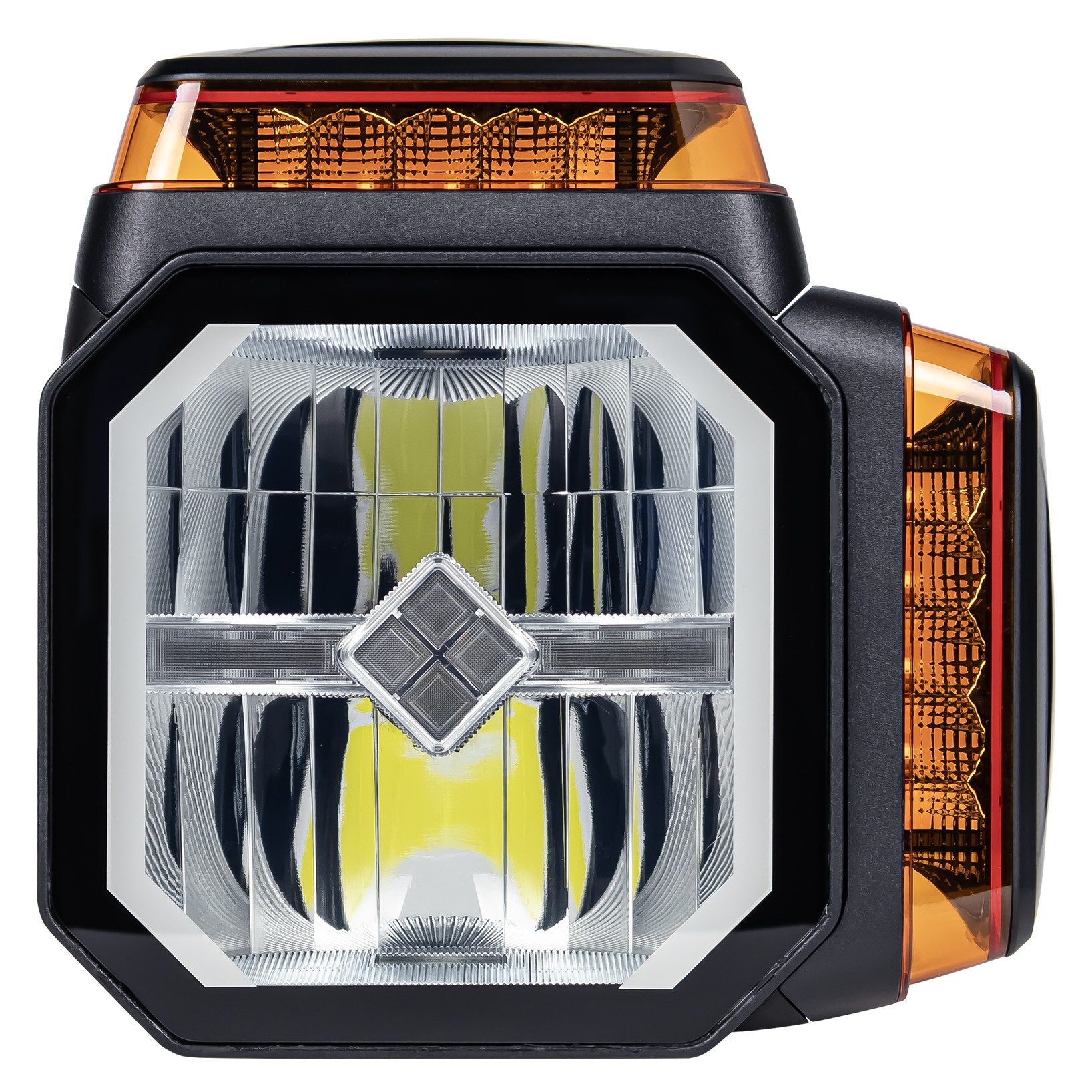 Fjernlys LED + STROBO + opvarmet Lygteglas