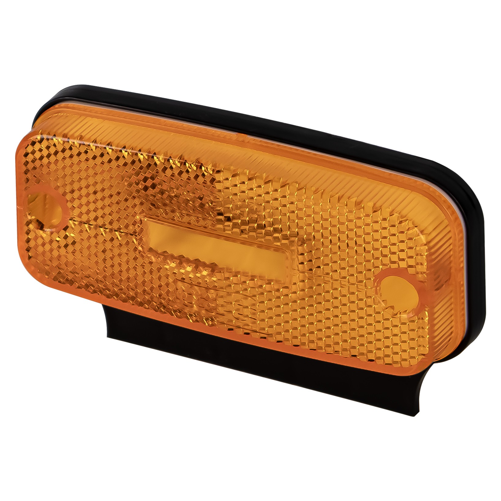 Sidemarkeringslygte LED 12/24 V KMR1 gul med hange - Billede 3