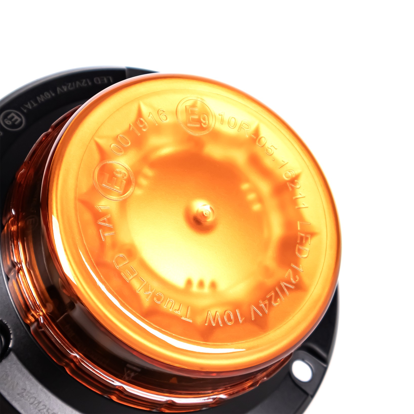 Advarselslygte 12xLED 10 W R65 R10 magnet - Billede 3