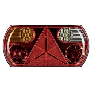 Baglygte 12/24 V LED trekant venstre
