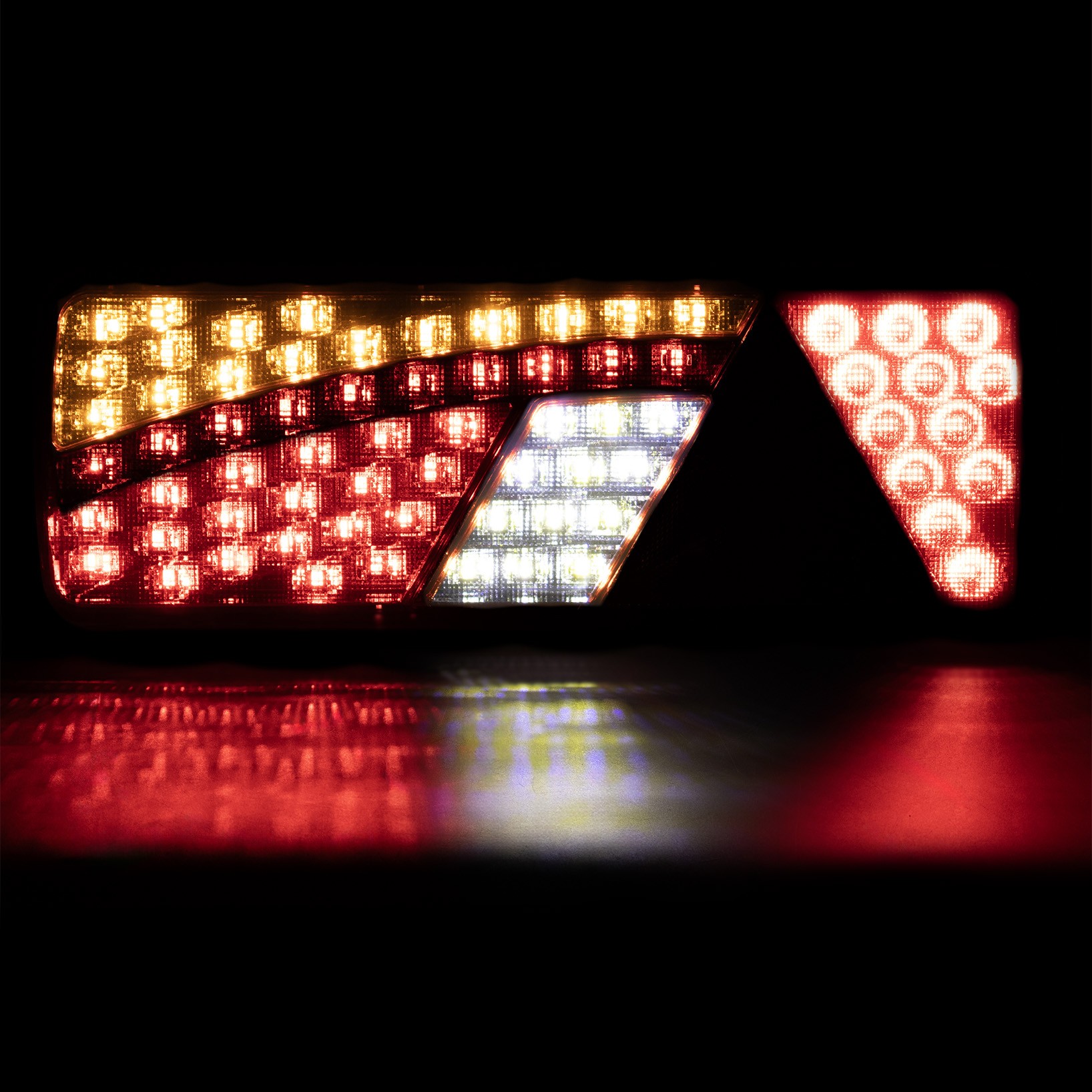 Baglygte fuld LED 75 LED venstre