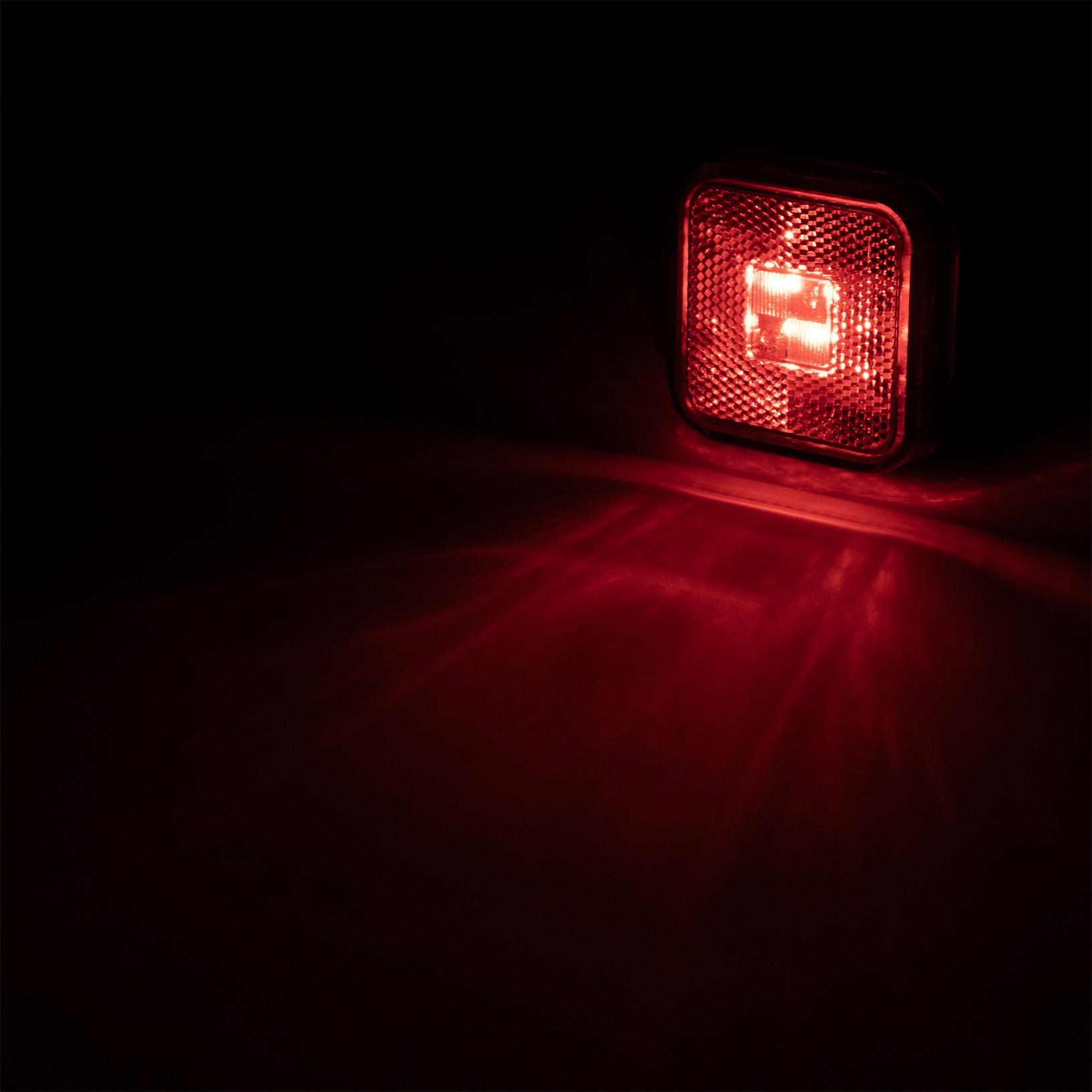 Sidemarkeringslygte LED LD098 rød
