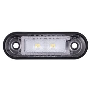 Sidemarkeringslygte, hvid LED