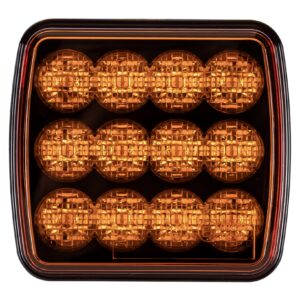LED-strobelys 12xLED 12/24 V magnet