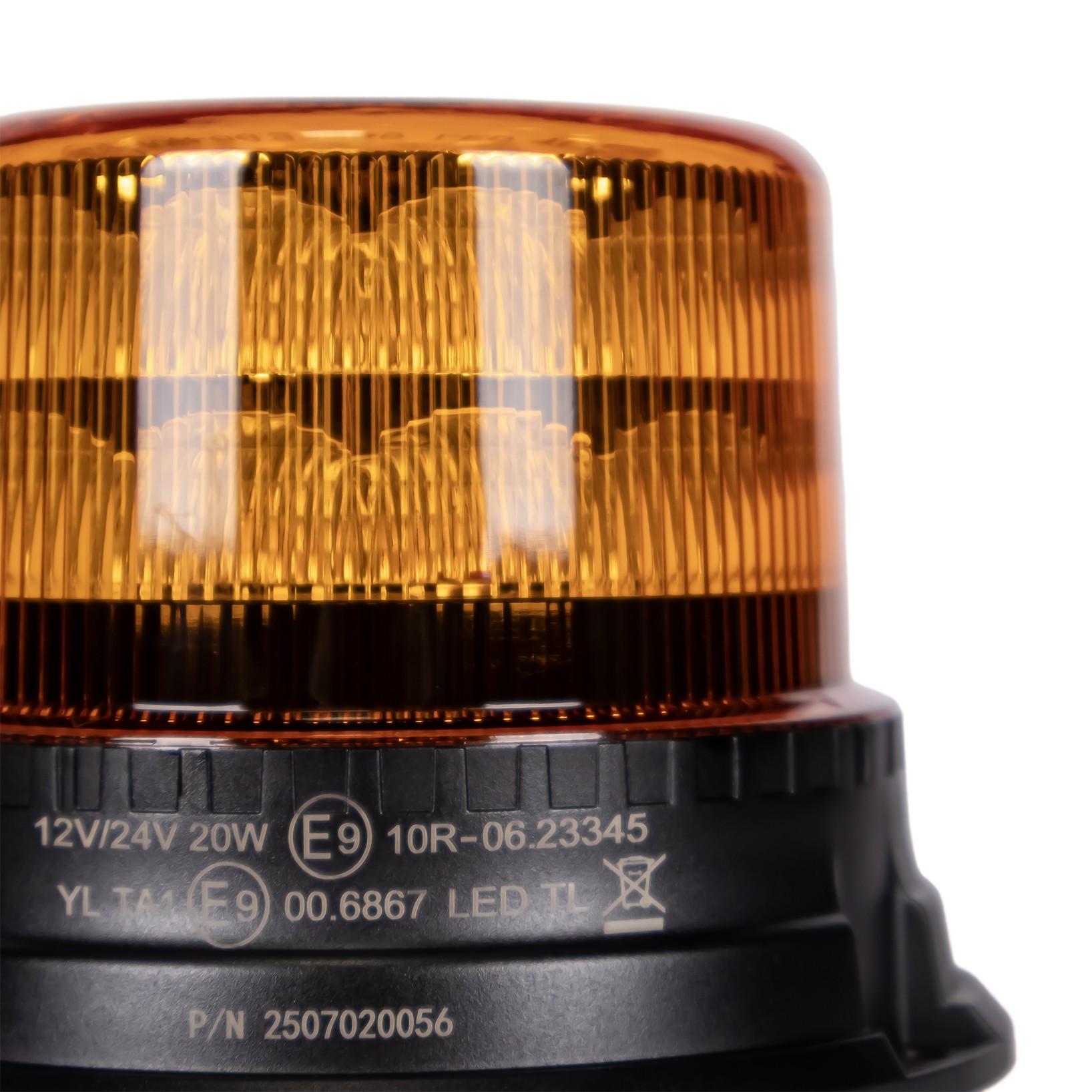 Advarselslygte 24x LED R65 R10 magnet 4 blinkmønstre